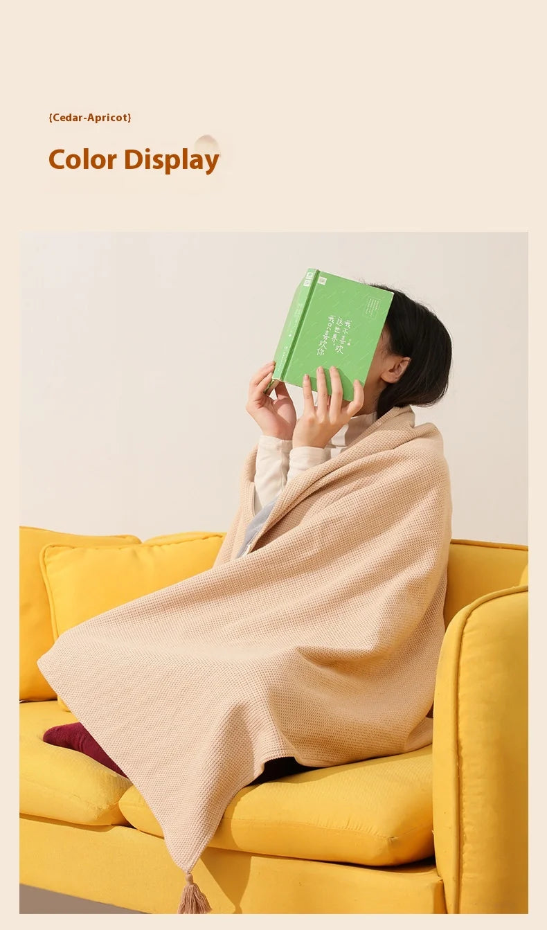 Portable USB Heated Wearable Blanket – 3 Heat Levels