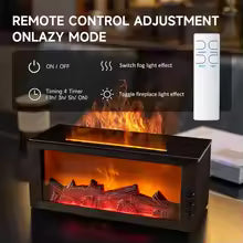 Flame Fireplace Aroma Diffuser – 7 Colors